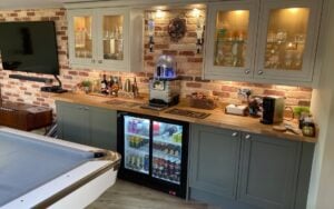 Winslow Home Bar in Willow & Taupe Grey by Project Room