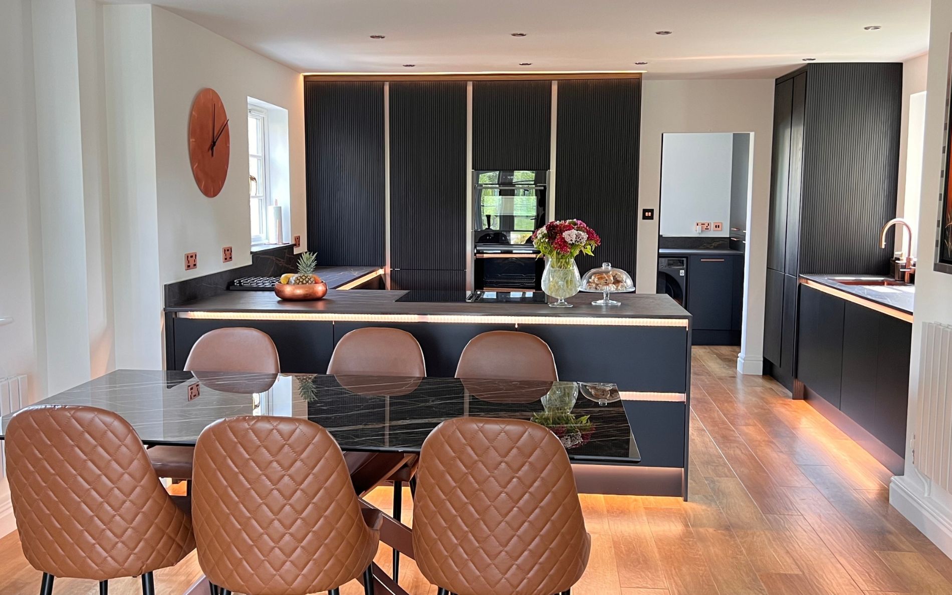 Zola Soft-Matte Kitchen in Graphite by Saturn Interiors