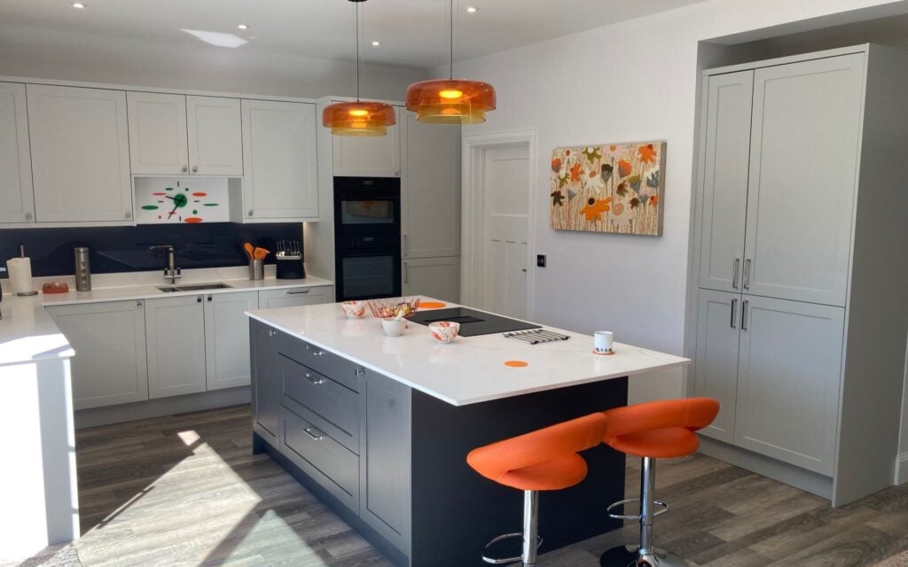Clifden Kitchen in Light Grey & Graphite by Project Room