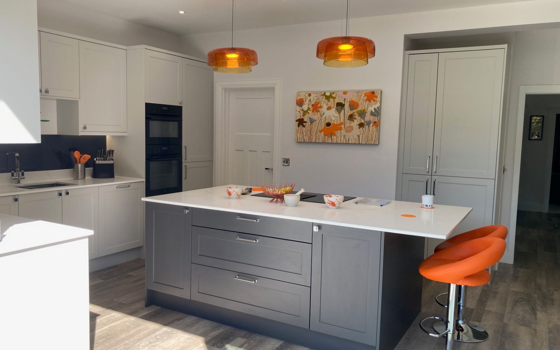 Clifden Kitchen in Light Grey & Graphite by Project Room