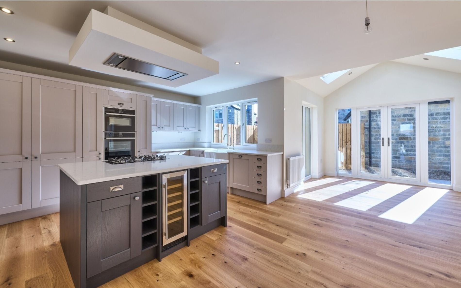 Kensington Kitchen in Cashmere & Graphite by Trade Supplies