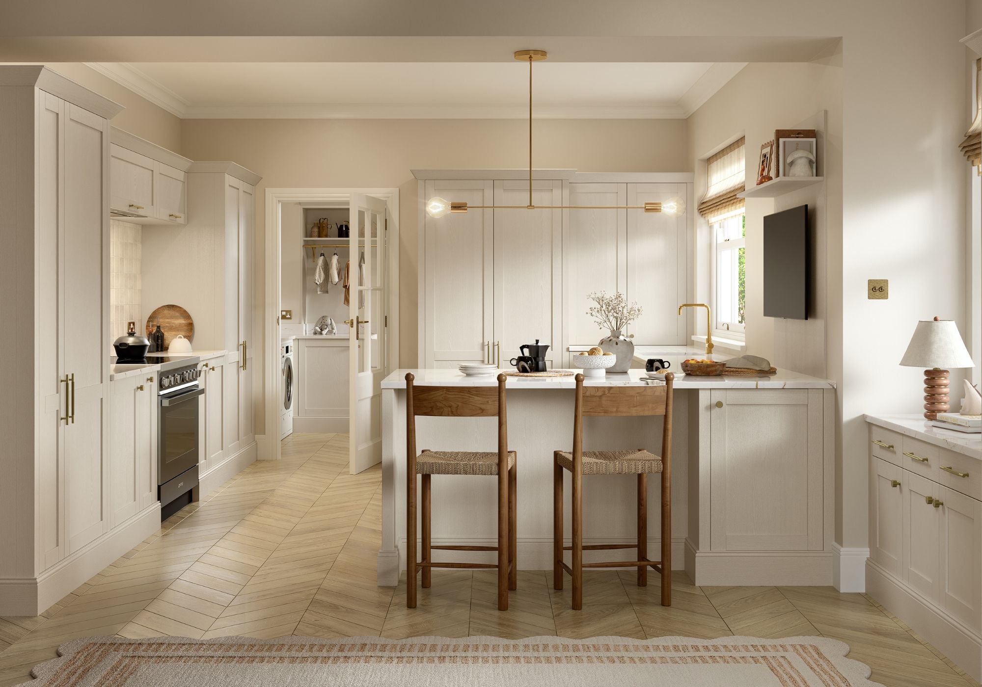 Newcombe Kitchen in Taupe Grey