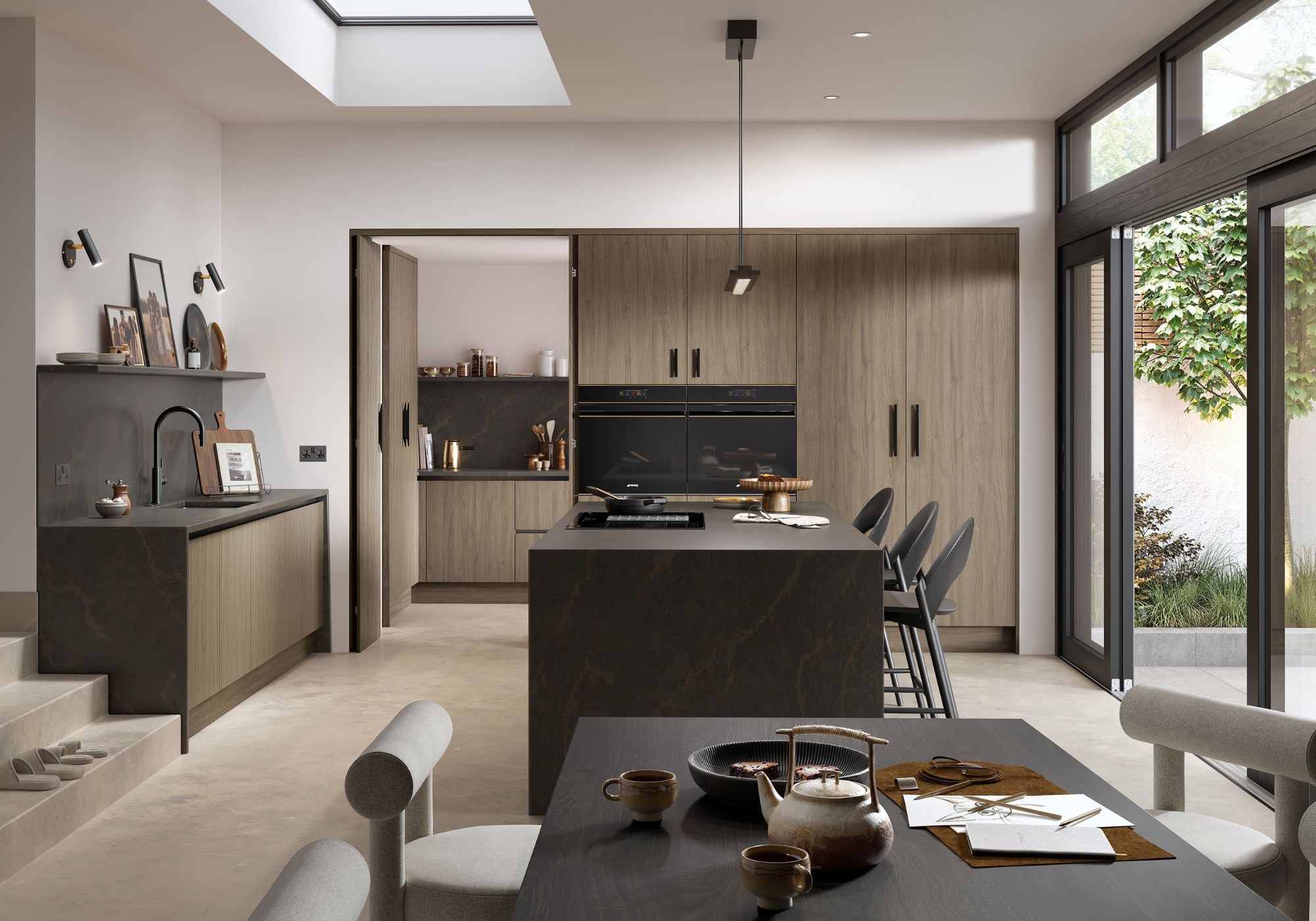 Versa Kitchen in Weathered Silver