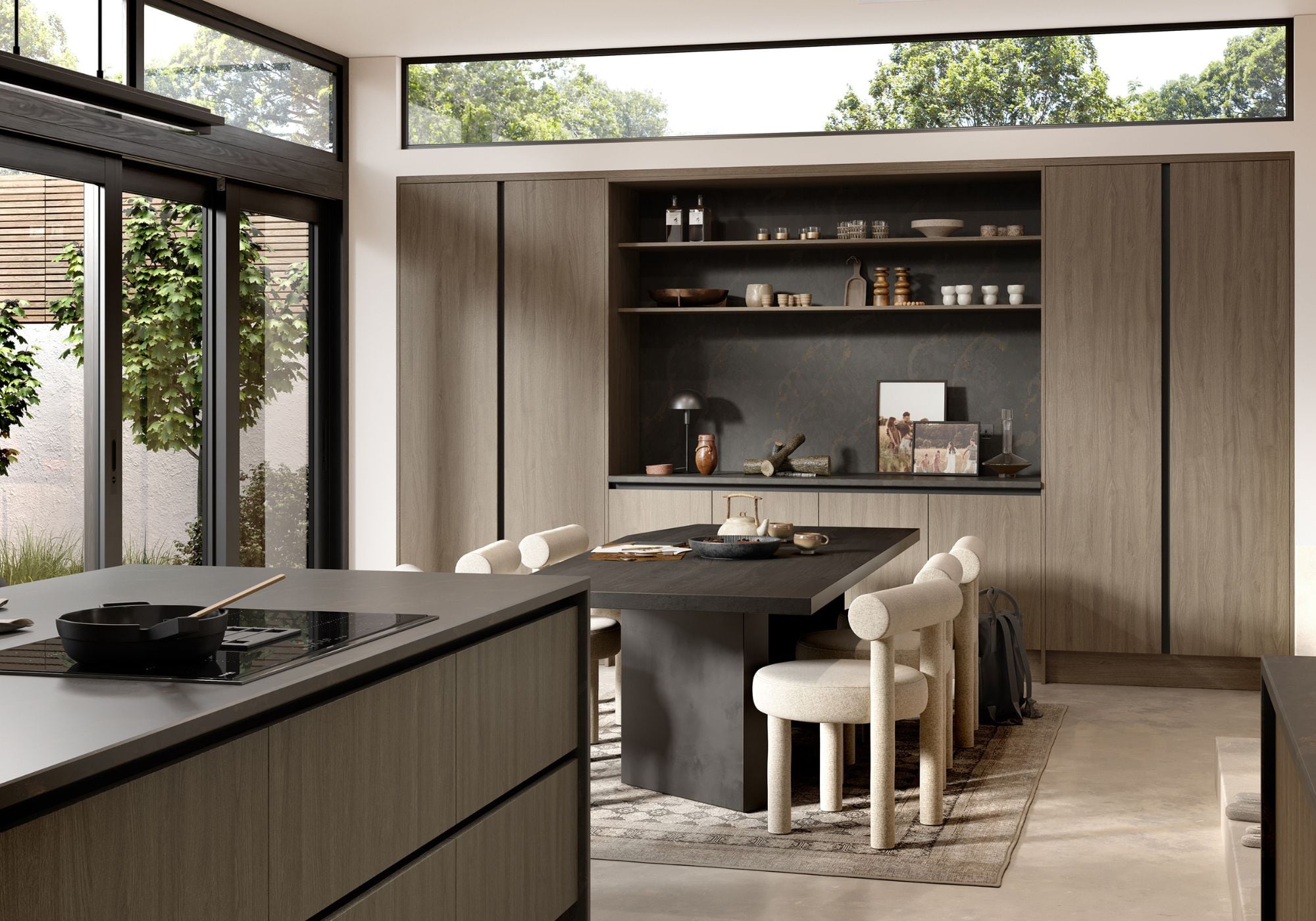 Versa Kitchen in Weathered Silver