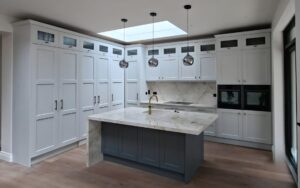 Winslow Kitchen in Light Grey & Colour Matched by Boyles Kitchens