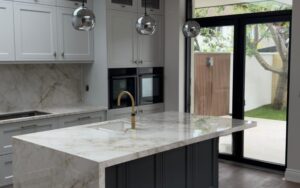 Winslow Kitchen in Light Grey & Colour Matched by Boyles Kitchens