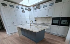 Winslow Kitchen in Light Grey & Colour Matched by Boyles Kitchens