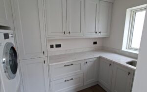 Winslow Kitchen in Light Grey & Colour Matched by Boyles Kitchens