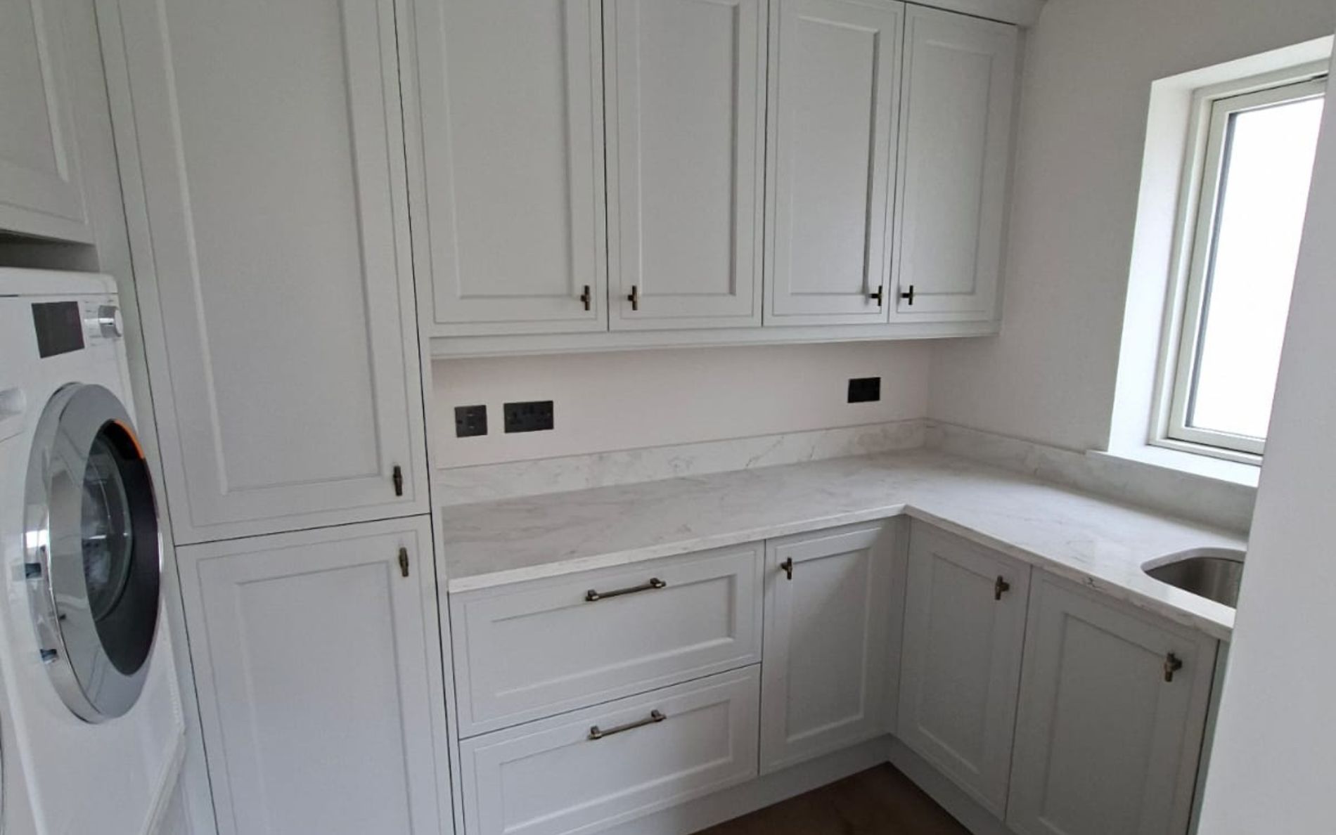 Winslow Kitchen in Light Grey & Colour Matched by Boyles Kitchens