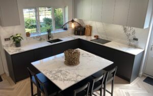 Zola Soft-Matte Kitchen in Graphite & Light Grey by Project Room