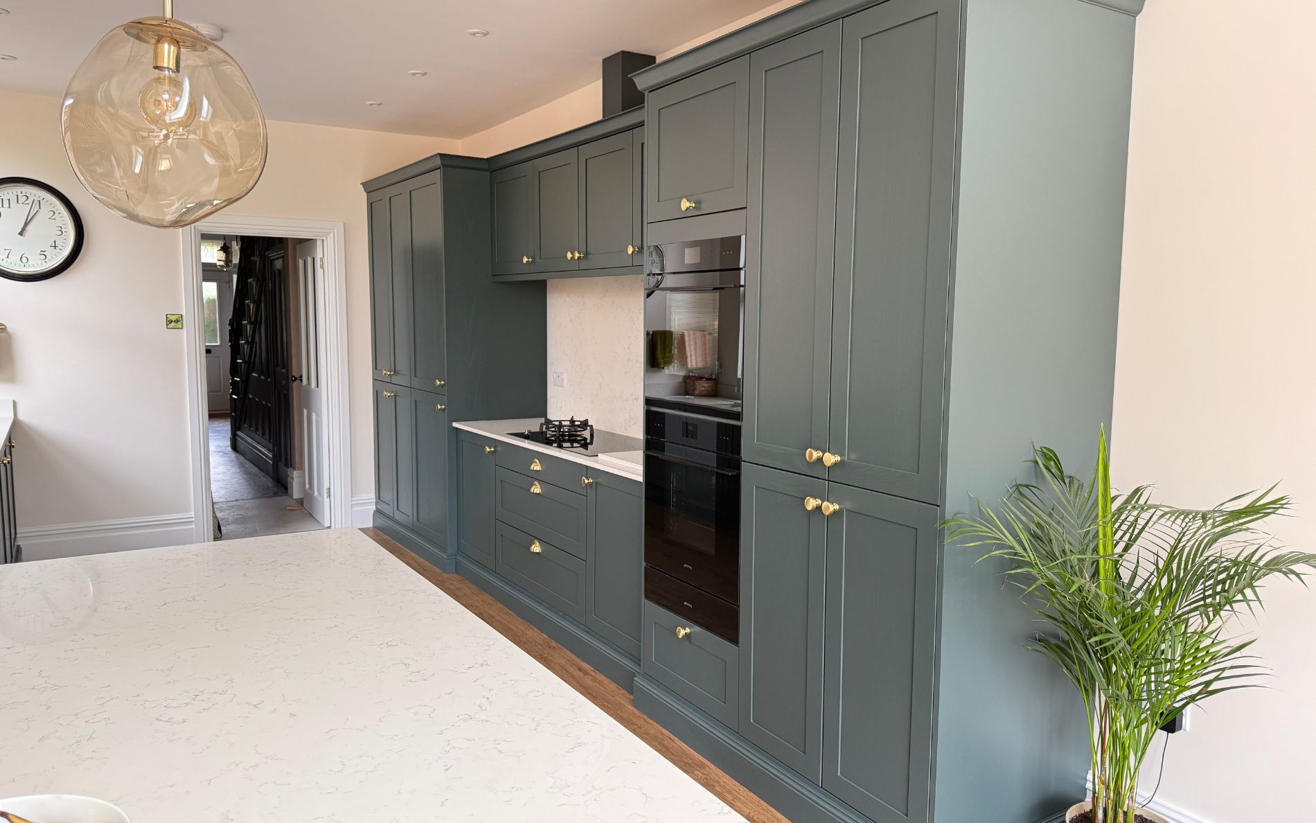 Aldana Kitchen in Heritage Green by Saturn Interiors