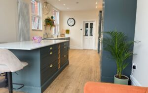 Aldana Kitchen in Heritage Green by Saturn Interiors