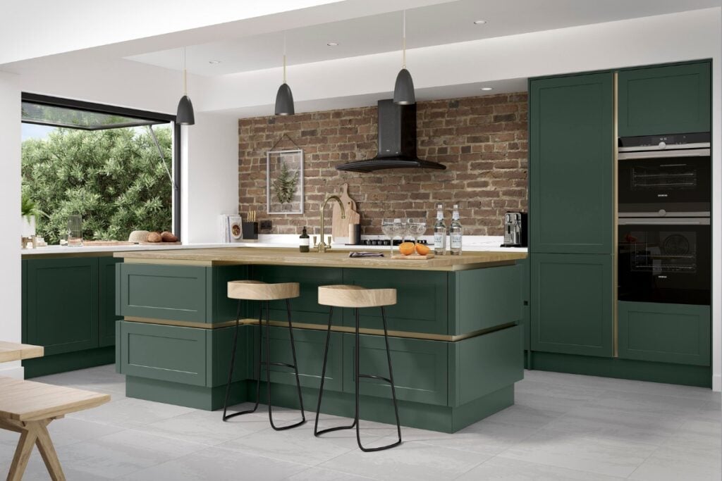 Handleless Rail Design Blog | Featured Image | Clifden - Heritage Green