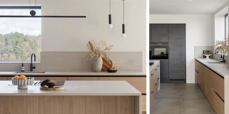 Handleless Rails Blog | Tavola - Parched Oak & Hacienda Black
