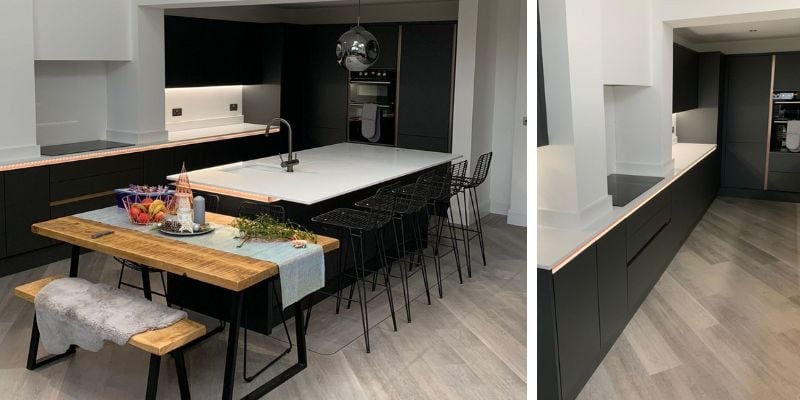 Handleless Rails Blog | Zola Matte - Graphite