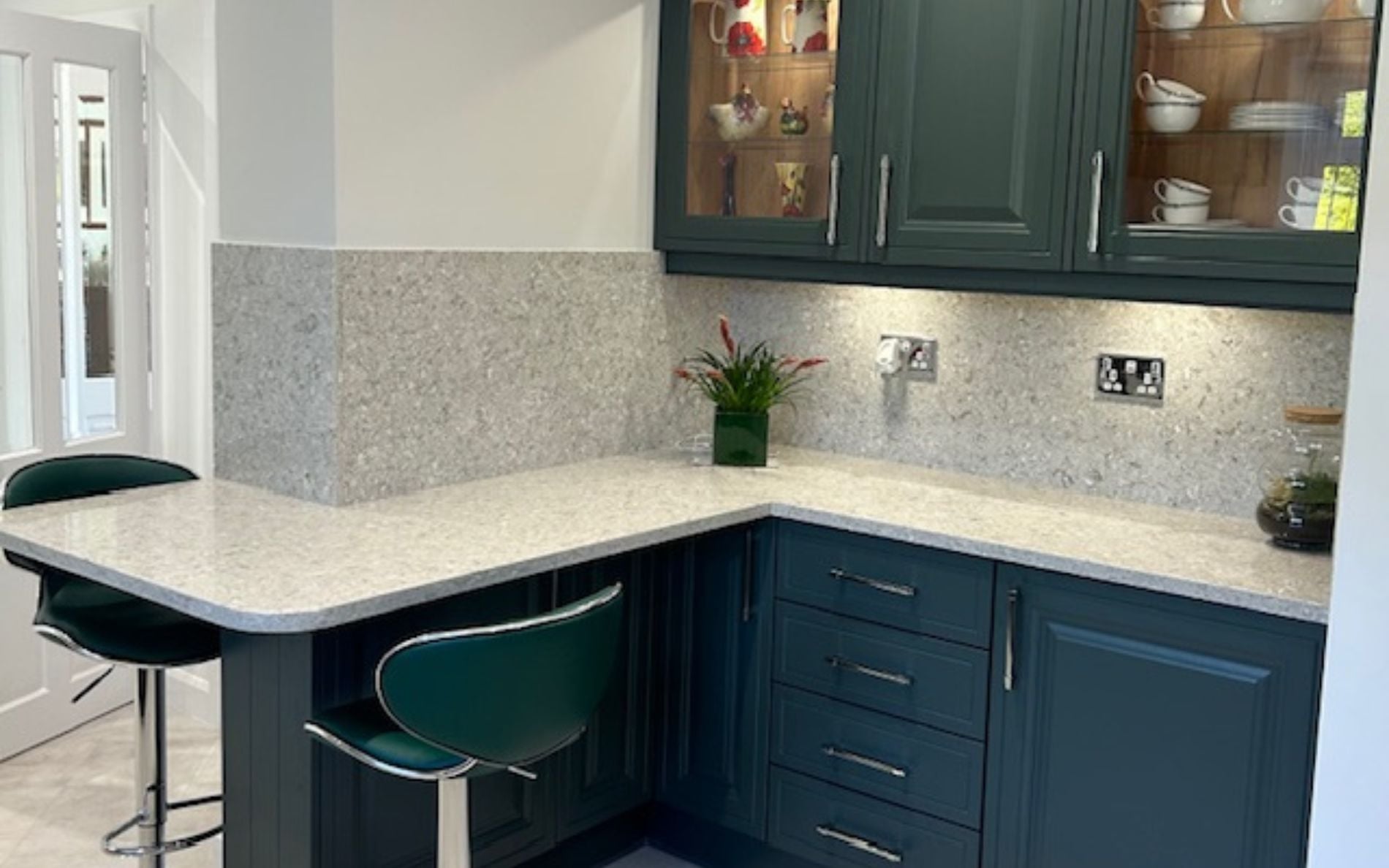 Jacobsen Kitchen in Heritage Green by Royston Kitchens