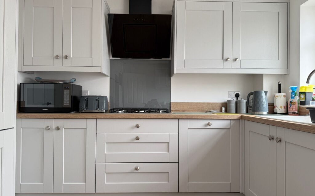 Kensington Kitchen in Light Grey by Saturn Interiors