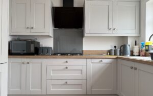 Kensington Kitchen in Light Grey by Saturn Interiors