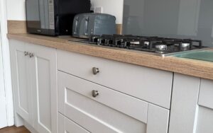 Kensington Kitchen in Light Grey by Saturn Interiors
