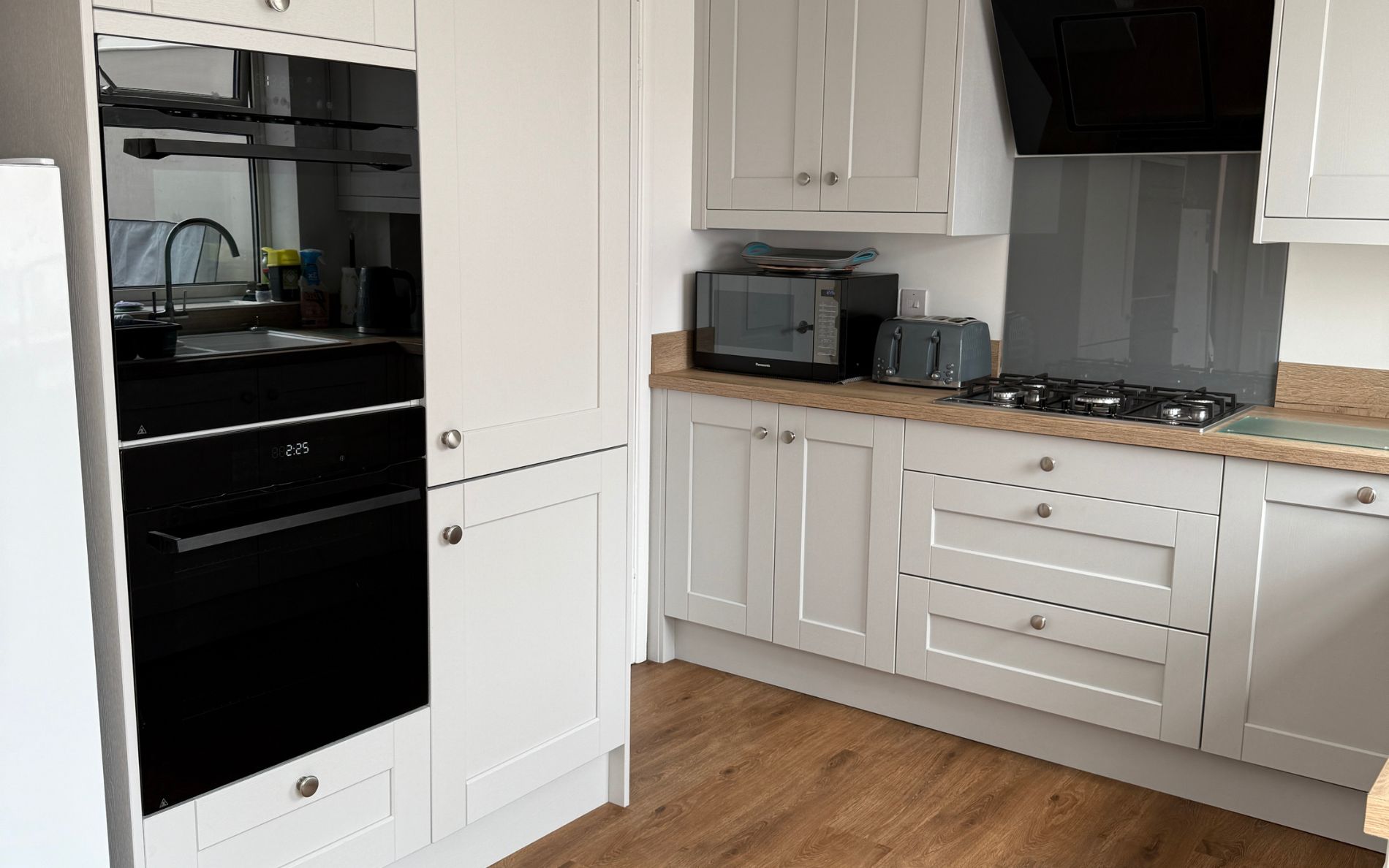 Kensington Kitchen in Light Grey by Saturn Interiors