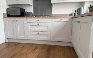 Kensington Kitchen in Light Grey by Saturn Interiors