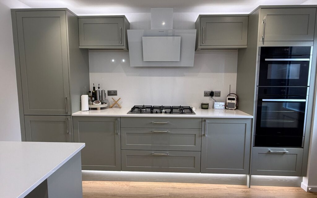 Aldana Kitchen in Sage Green by Saturn Interiors