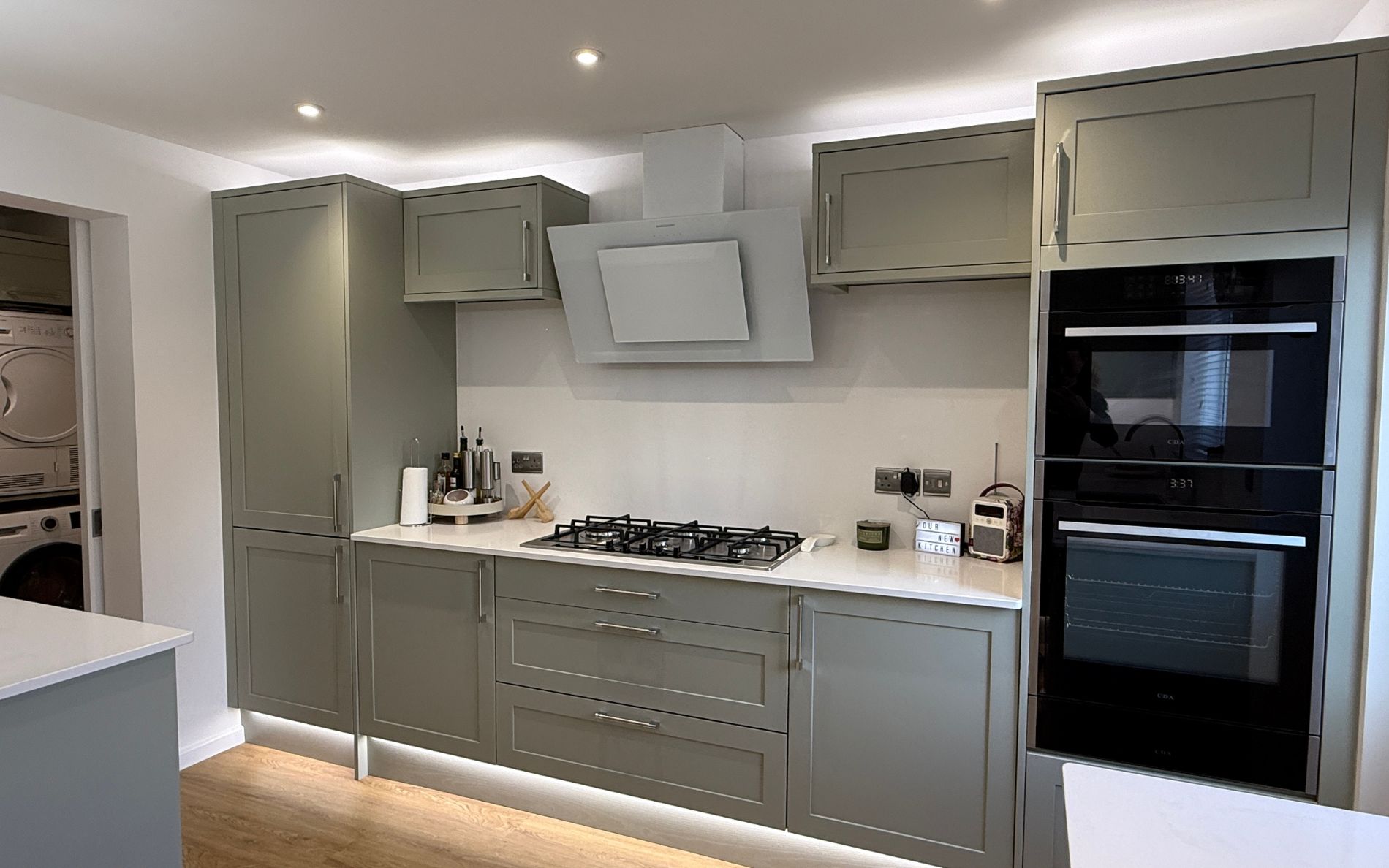 Aldana Kitchen in Sage Green by Saturn Interiors