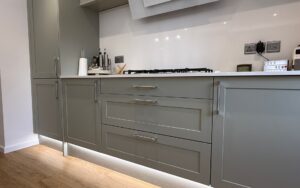 Aldana Kitchen in Sage Green by Saturn Interiors