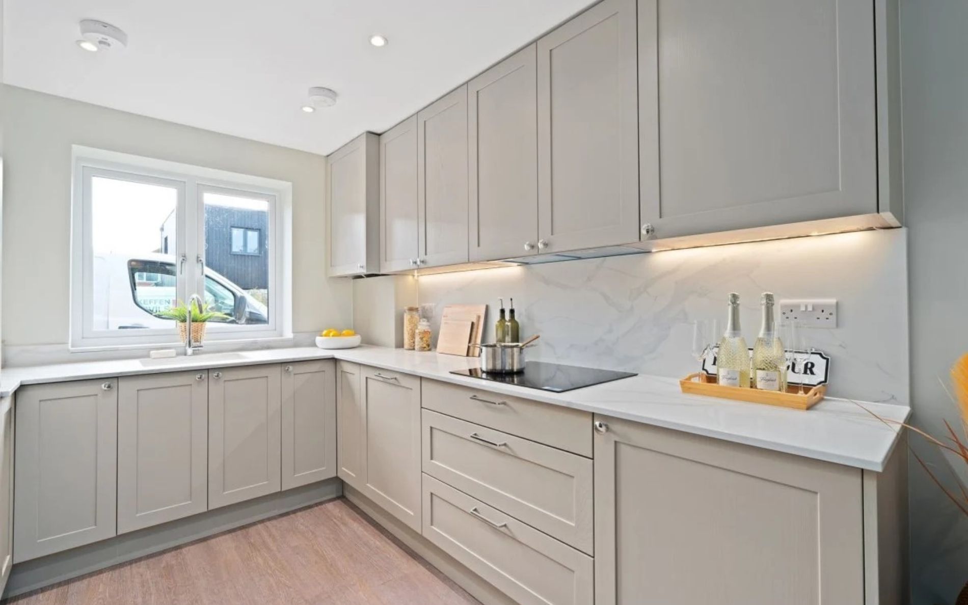 Aldana Kitchen in Shell by Kitchen Collection
