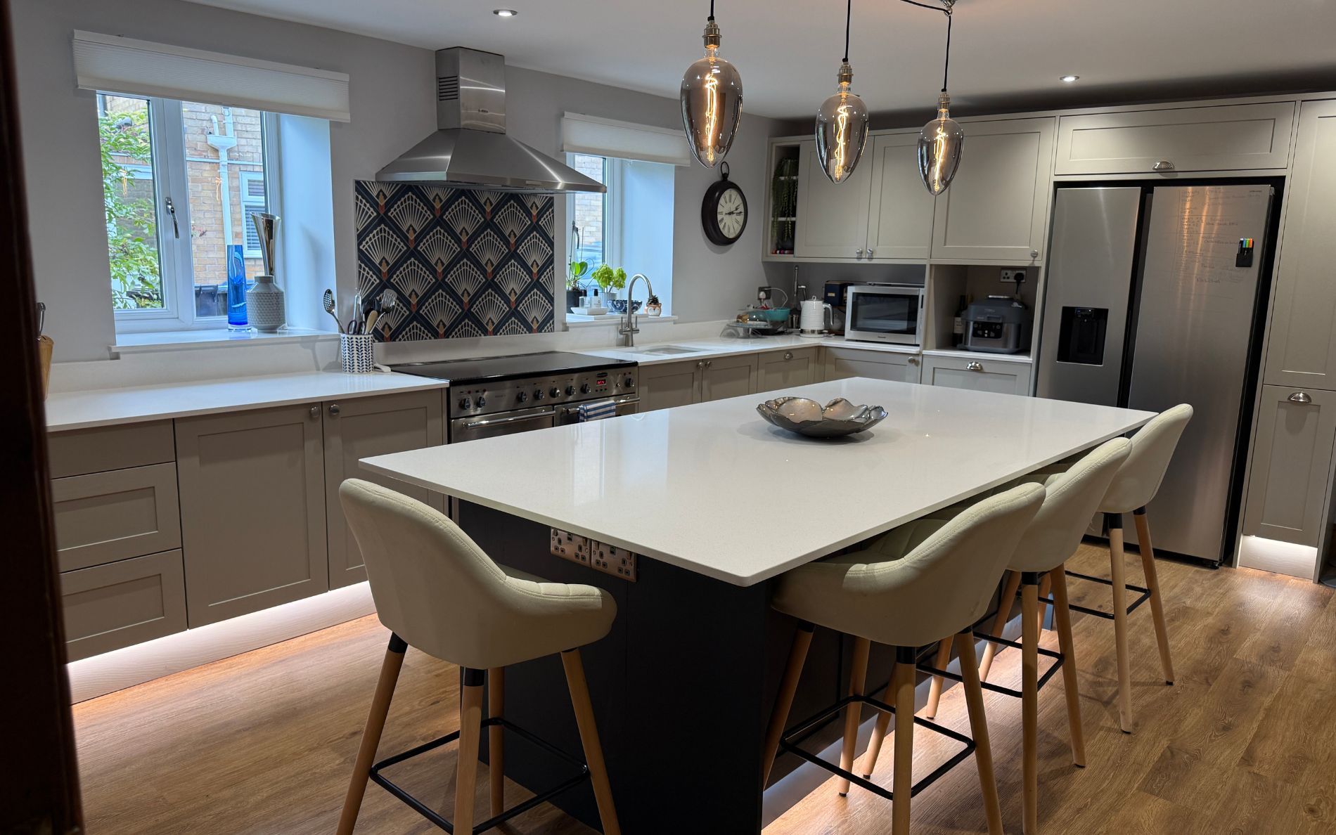 Aldana Kitchen in Stone & Marine by Saturn Interiors
