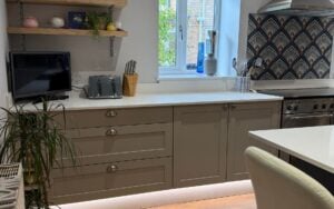 Aldana Kitchen in Stone & Marine by Saturn Interiors
