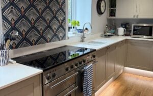 Aldana Kitchen in Stone & Marine by Saturn Interiors