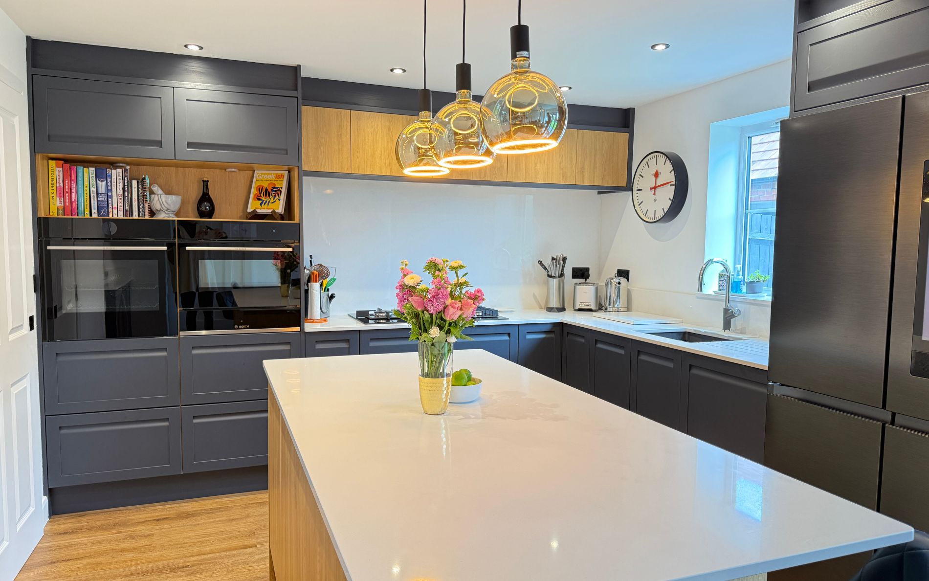 Harborne Kitchen in Slate Blue by Saturn Interiors