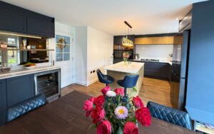 Harborne Kitchen in Slate Blue by Saturn Interiors