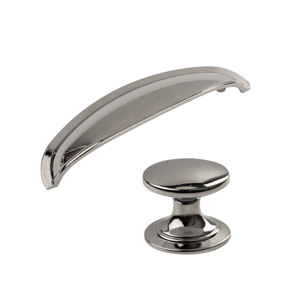 Chrome Cup Handle and Knob | STORI