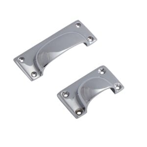 Polished Nickel Cup Handles | STORI