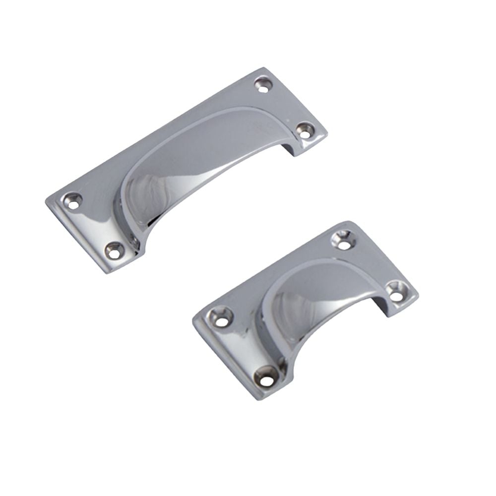 Polished Nickel Cup Handles | STORI
