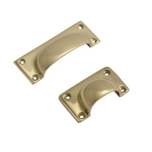 Polished Brass Cup Handles | STORI