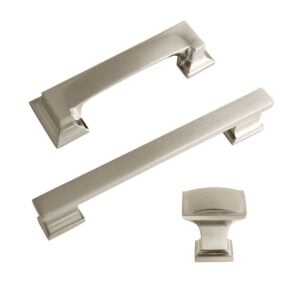 Satin Nickel Cup, D-Handle and Knob | STORI