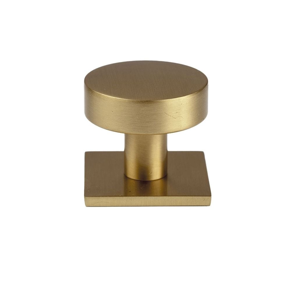 Brushed Satin Brass Knob | STORI