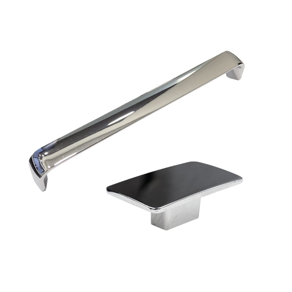 Chrome Cup Handle and Knob | STORI