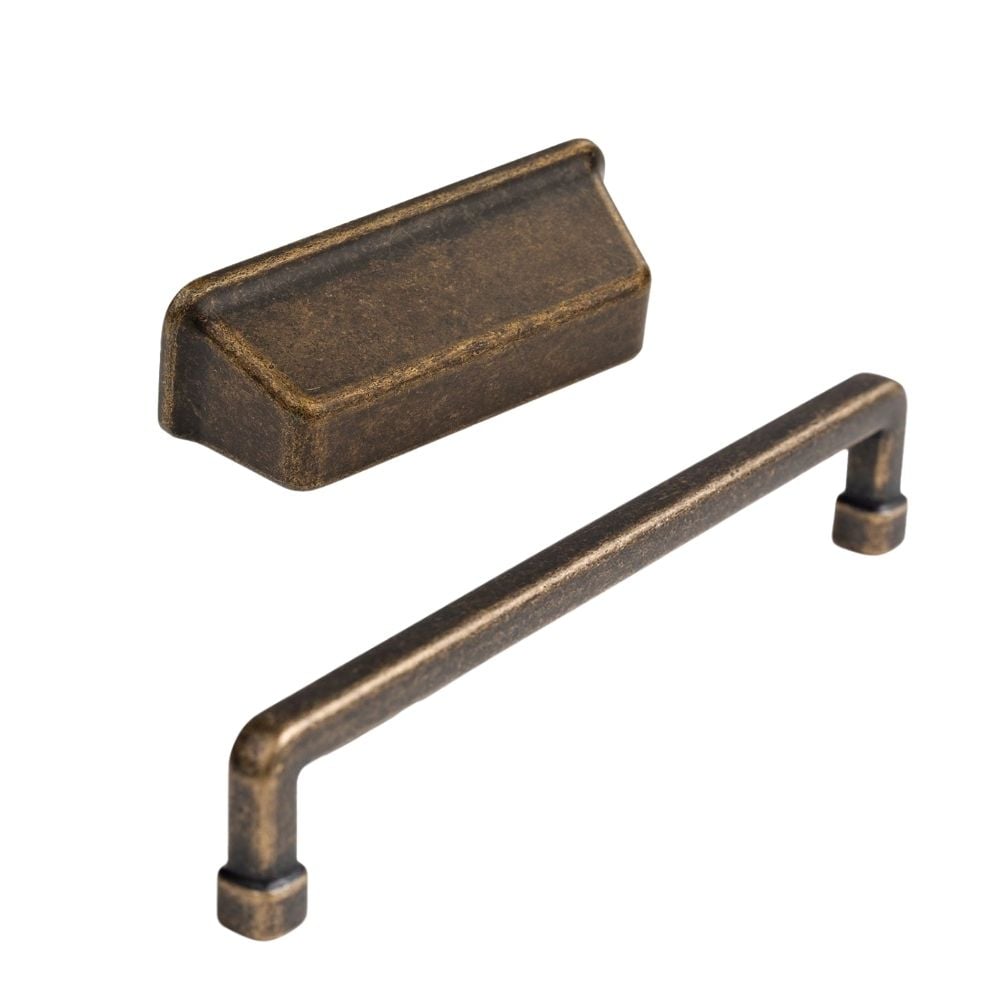 Antique Brass Cup and D-Handle | STORI