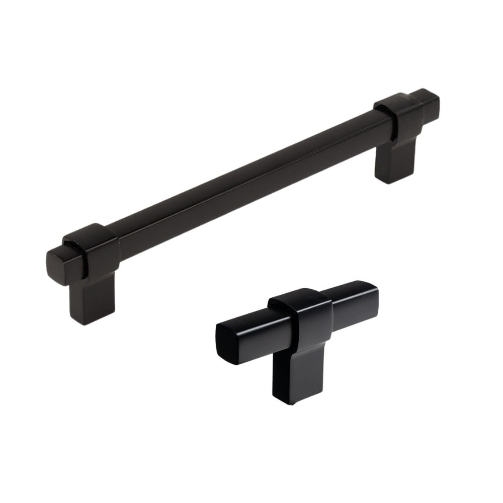 Matte Black Bar and T-Bar Handle | STORI