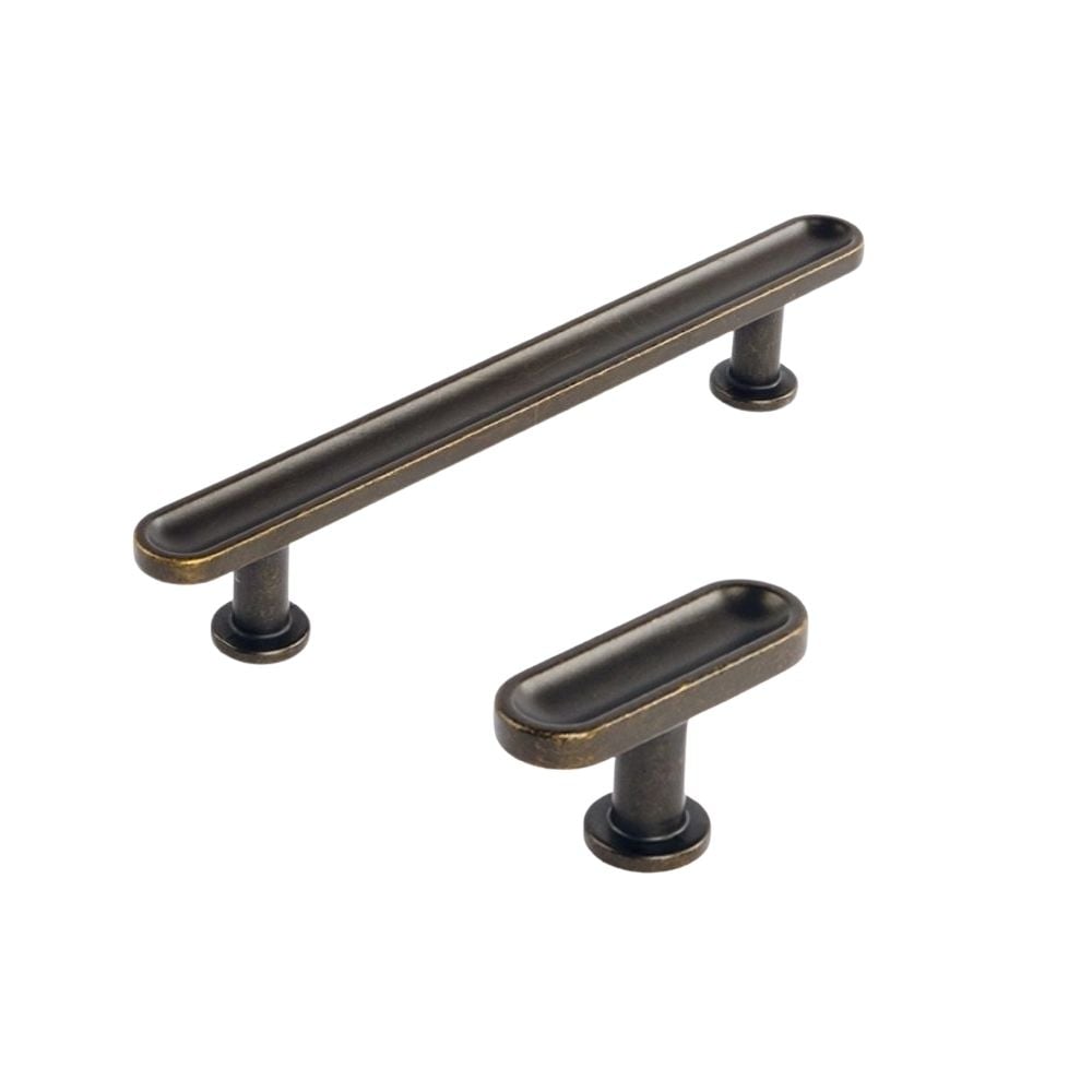 Antique Brown Bar and T-Bar Handle | STORI