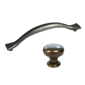 Pewter Bow and Knob Handle | STORI
