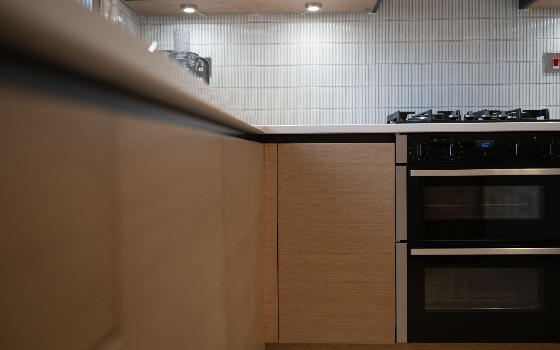 Tavola & Zola Matte Kitchen in Parched Oak & Graphite by Sarah Jane Kitchens