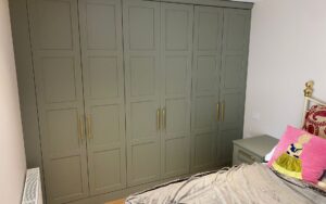 Aldana Fitted Bedroom in Willow by Glenwood Kitchens
