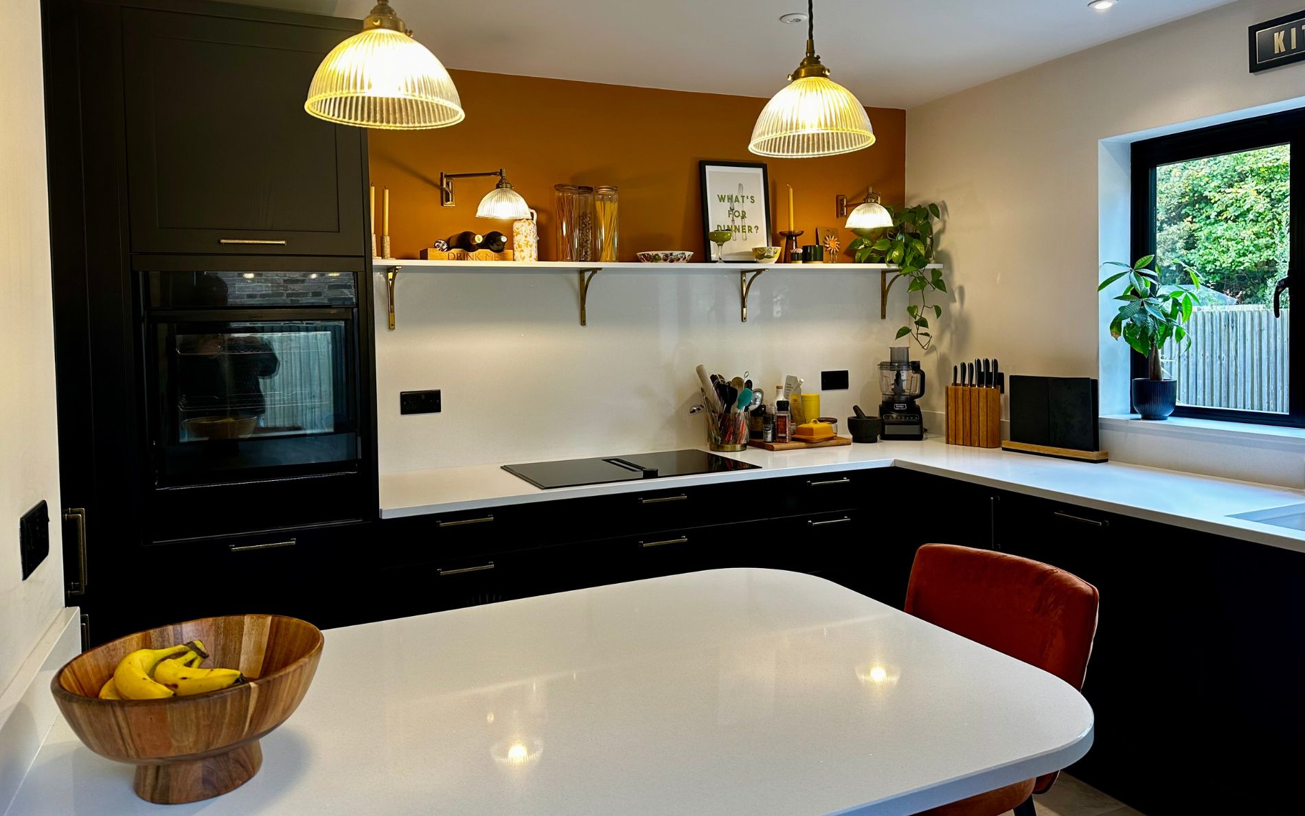 Aldana Kitchen in Cannon Black by Roma Interiors