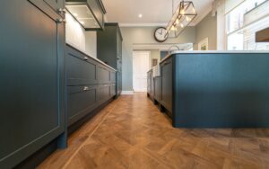 Aldana Kitchen in Heritage Green by Interiors 4 Living