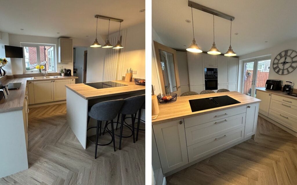 Aldana Kitchen in Taupe Grey by Glenwood Kitchens